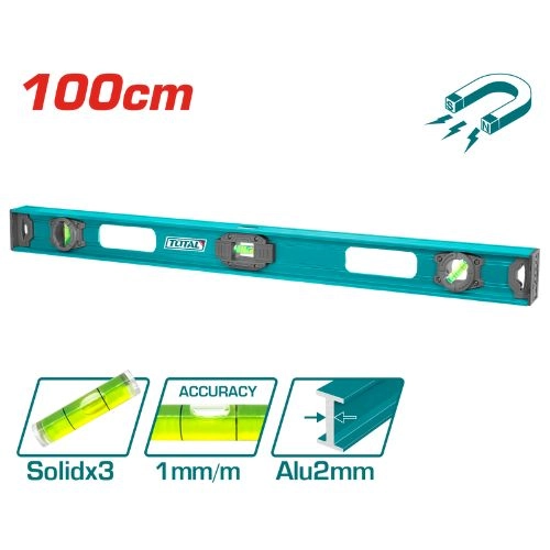 TOTAL Spirit level 100cm with magnetic TMT210026